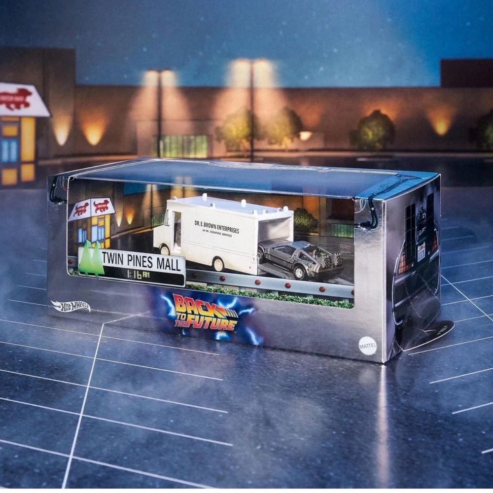 Hot Wheels Collectors Back to the future 40th Anniversary Set SDCC 2025